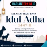 Harianterkini.id Ucapkan Selamat Hari Raya Idul Adha 1447 H/2026 M, Momentum Keikhlasan dan Kepedulian Sosial